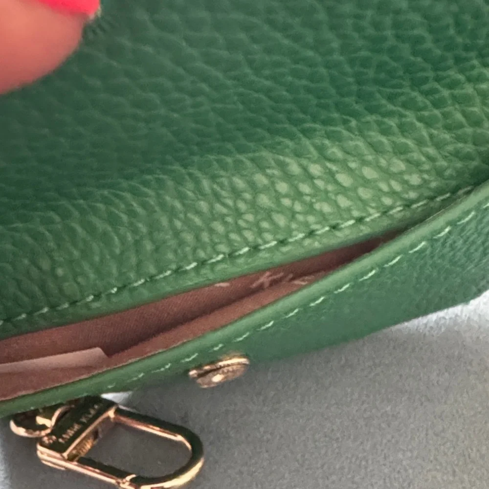 Anne Klein Green Key Holder with Gold Chain